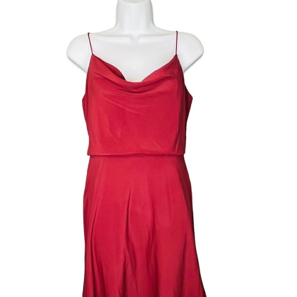 Jenny Yoo Collection Evening Formal Bridesmaid Gown Maxi Dress Dusty Rose US 10 - Picture 6 of 14